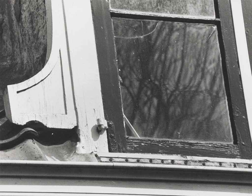 Detail dakkapel aan de voorzijde van het Wildemanshof Circa 1974 Foto J Elsinga