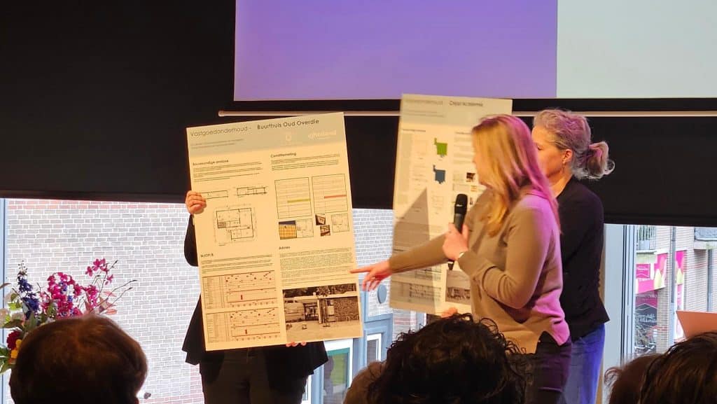 Studenten Bouwkunde van InHolland opnieuw aan de slag met gebouwen in de gemeente Alkmaar. Zij presenteerden de resultaten op presentatieborden in theater De Vest