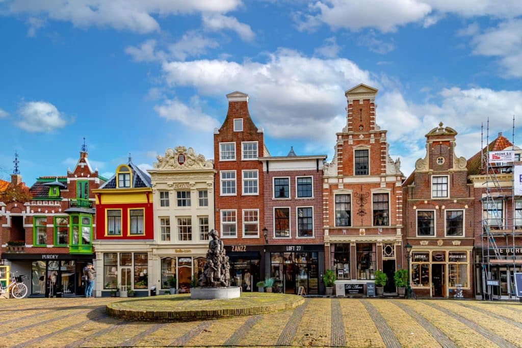 Gevelwand op de Mient in Alkmaar. Foto Ed van de Pol.