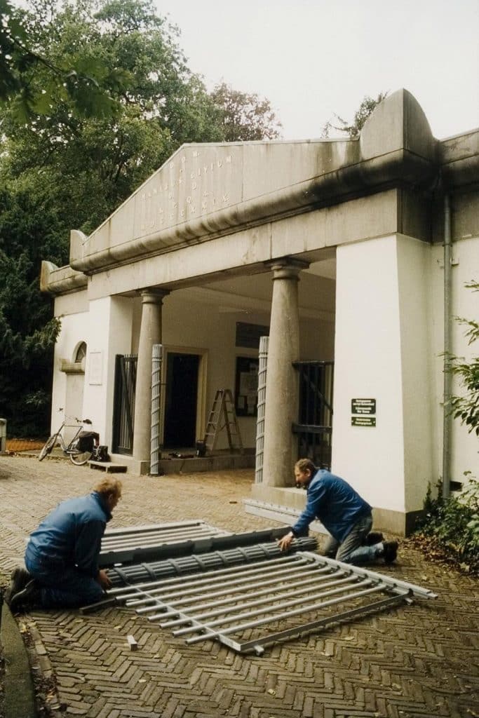De Algemene Begraafplaats uit 1829-1830 tijdens de restauratie rond 1995
