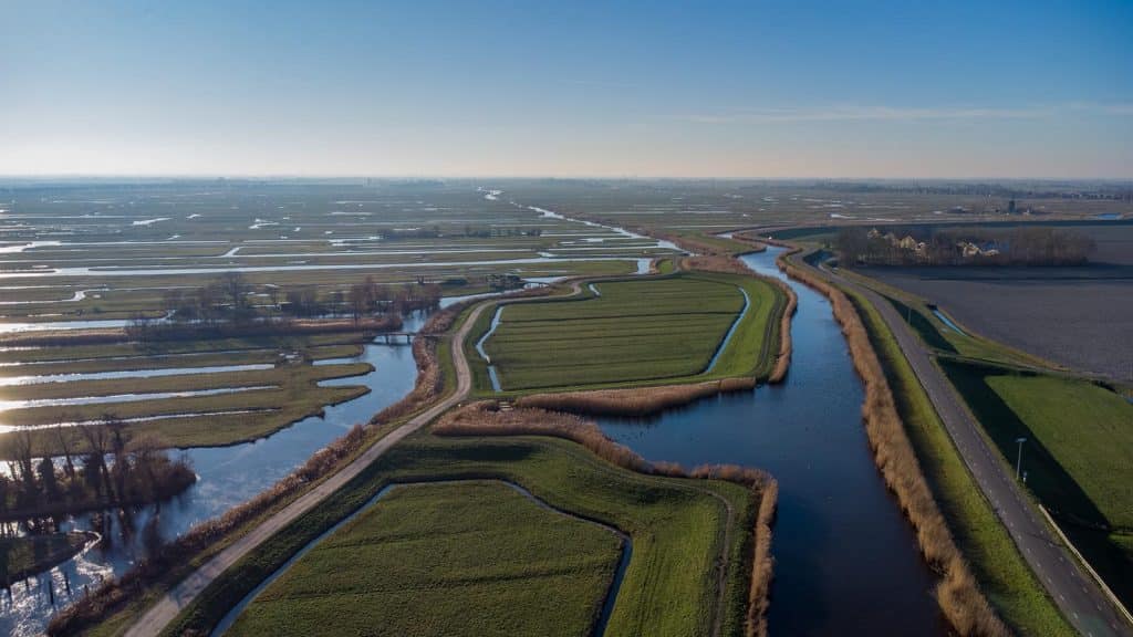 Zicht op de Schermer vanaf de Noordervaart